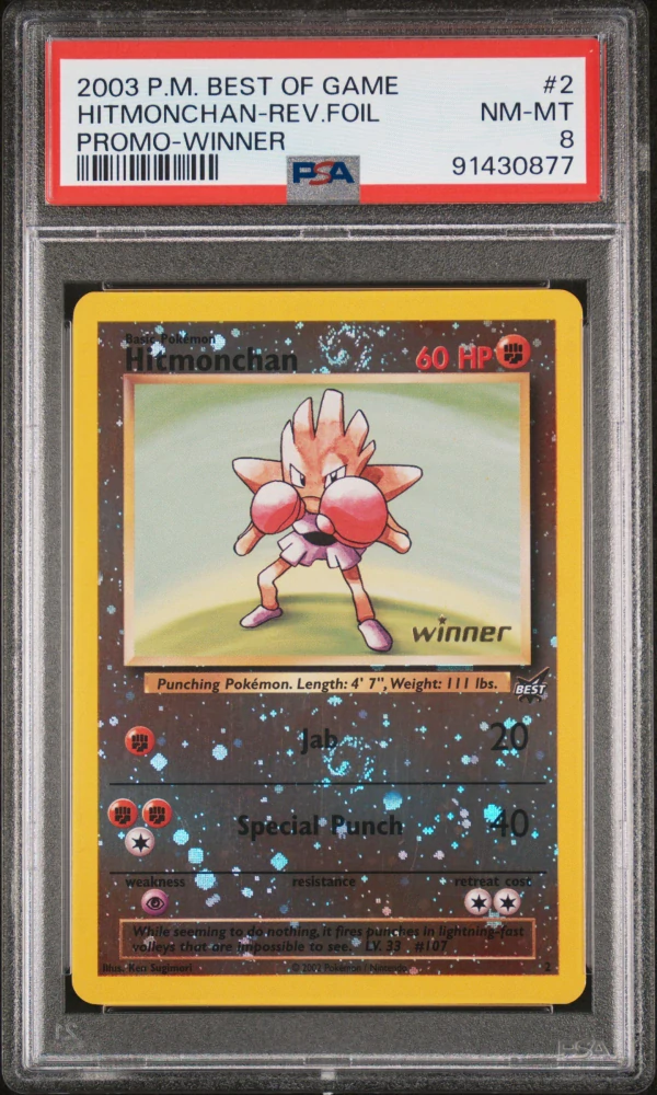 PSA 8 Hitmonchan Winner 2