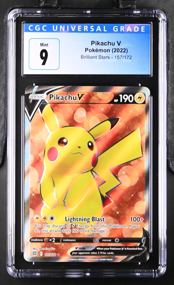 CGC 9 PikachuV 157/172