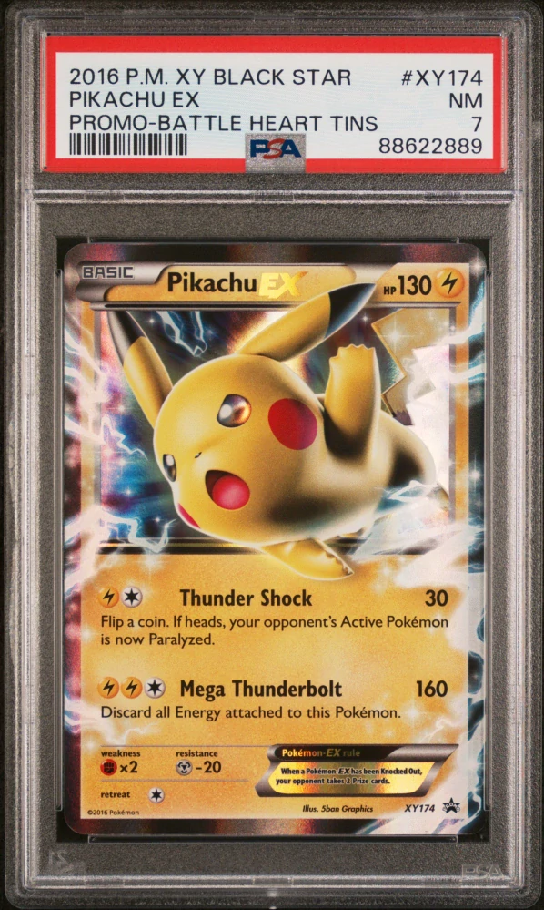 PSA 7 Pikachu 174/211