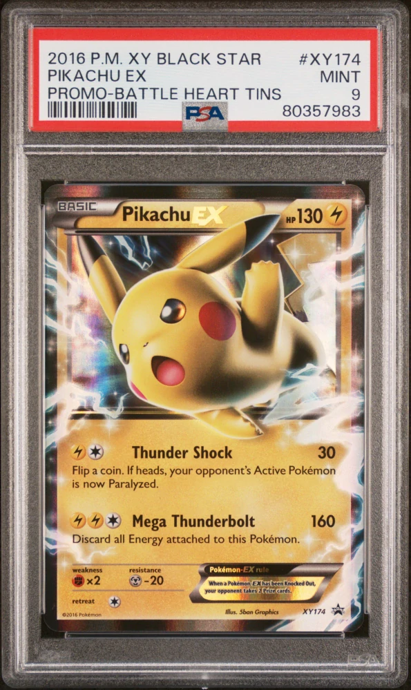 PSA 9 Pikachu 174/211