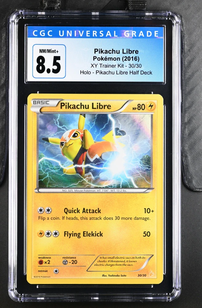 CGC 8,5 Pikachu libre holo 30/30