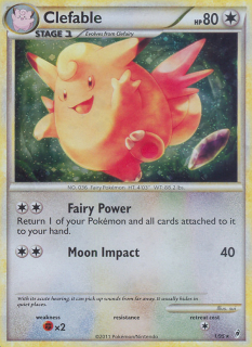 Clefable 1/95 Reverse holo