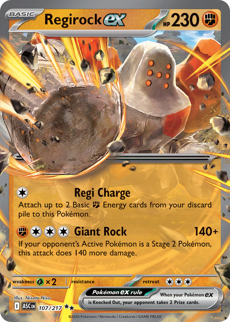 Regirockex 107/217