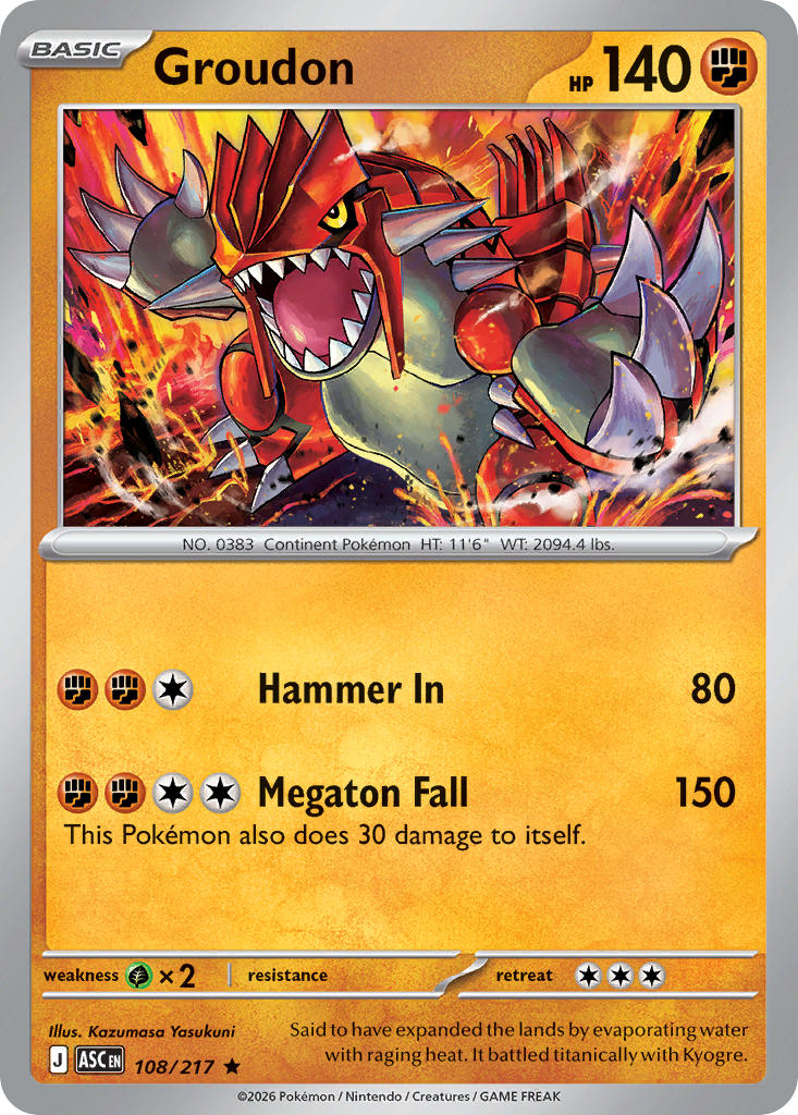 Groudon 108/217