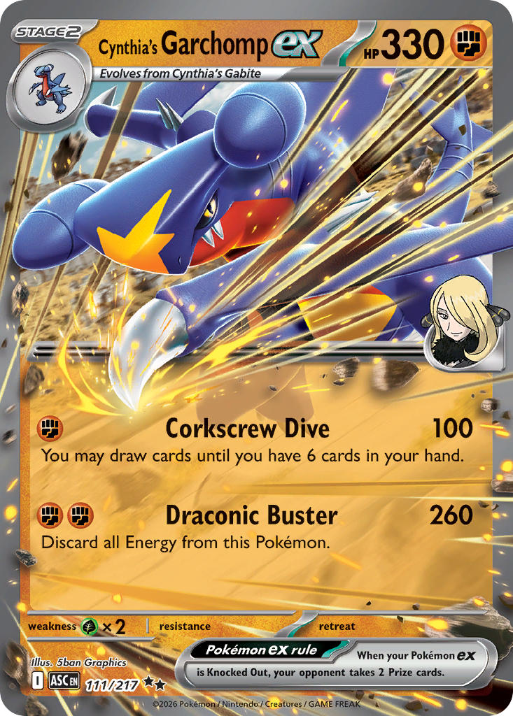 Cynthia's Garchompex 111/217