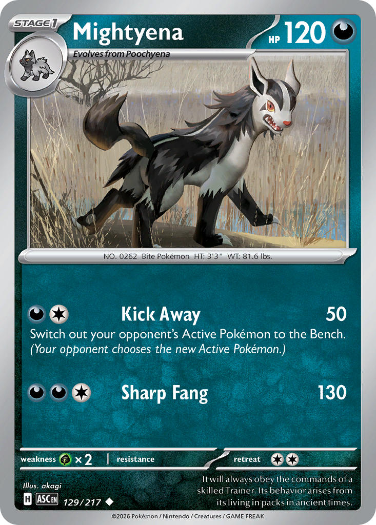 Mightyena 129/217