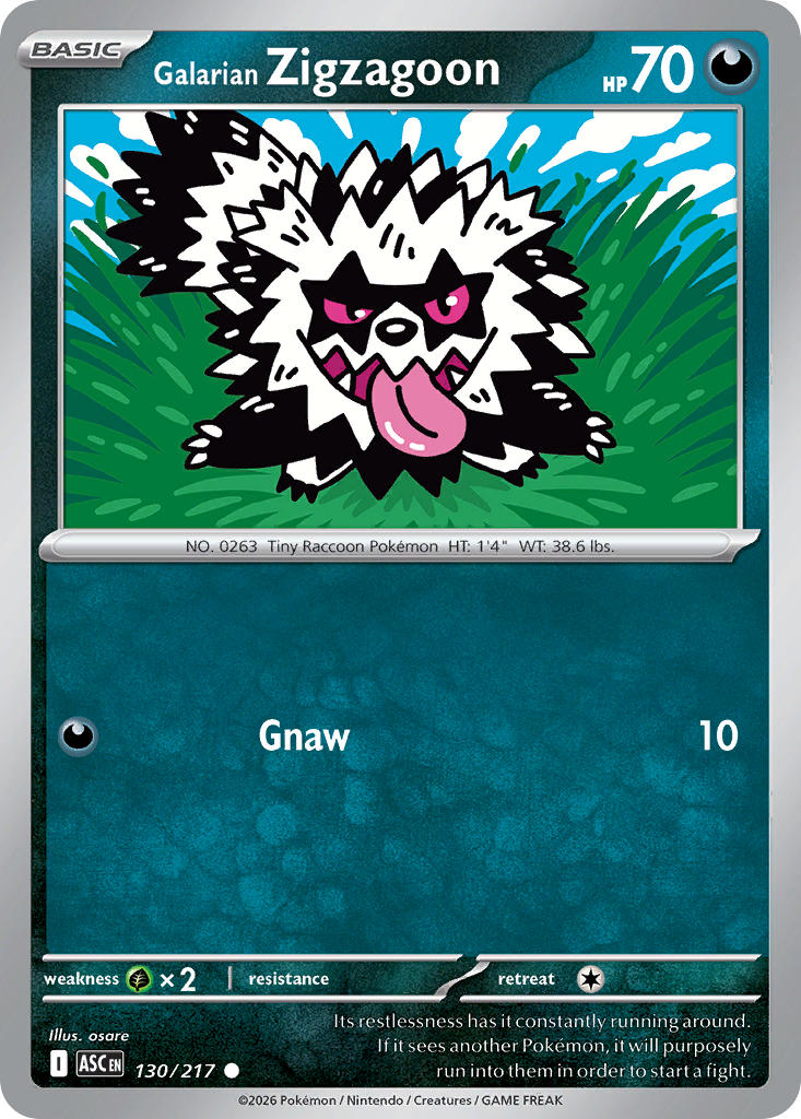 Galarian Zigzagoon 130/217