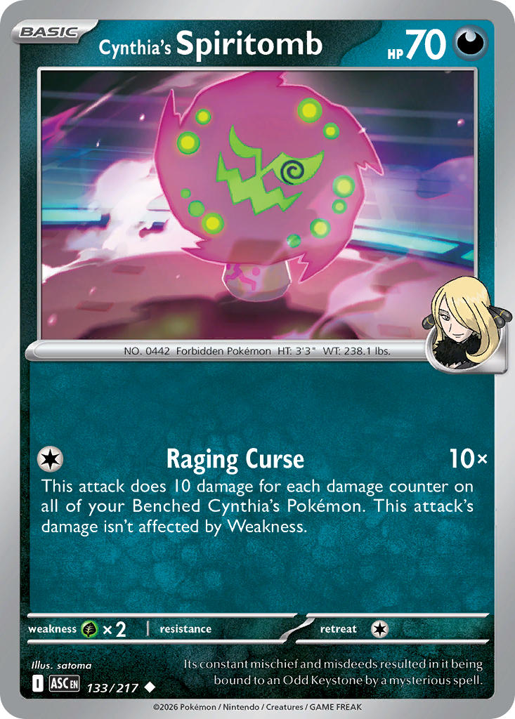 Cynthia's Spiritomb 133/217