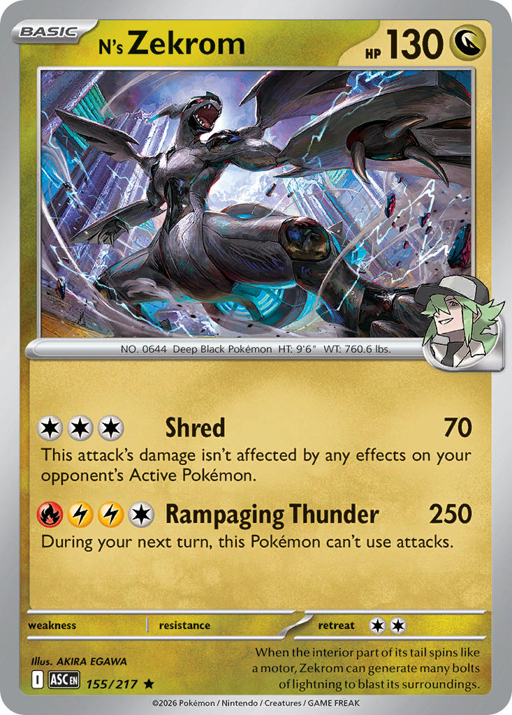 N's Zekrom 155/217