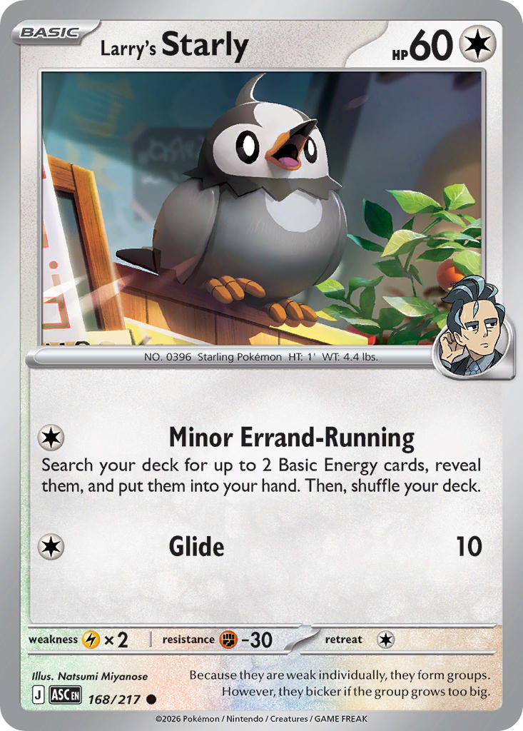 Larry's Starly 168/217