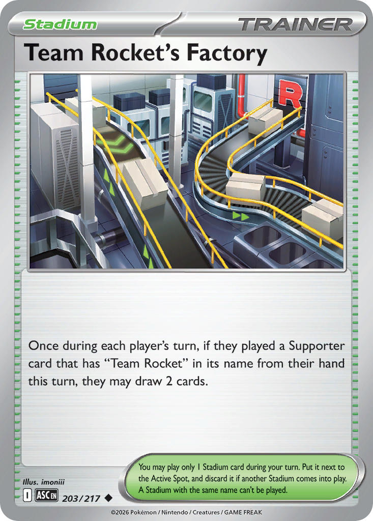 Team Rocket's Factory 203/217
