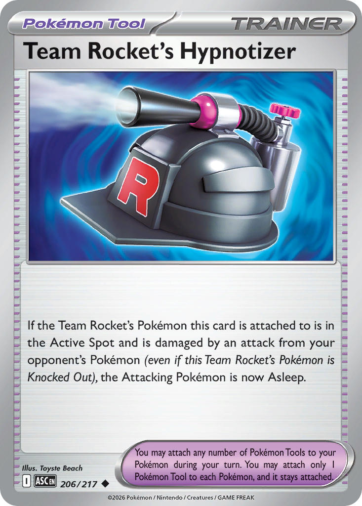 Team Rocket's Hypnotizer 206/217