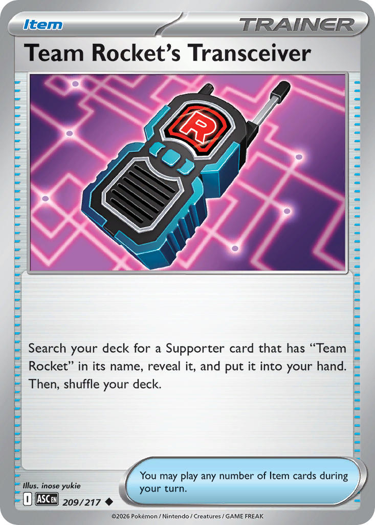 Team Rocket's Transceiver 209/217