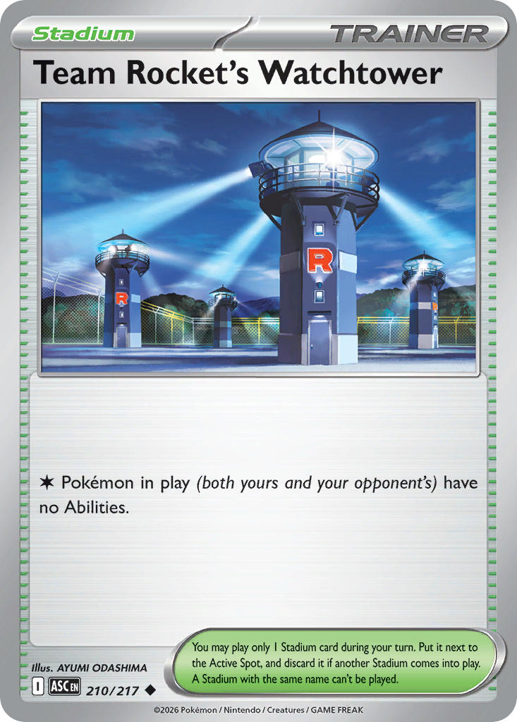 Team Rocket's Watchtower 210/217