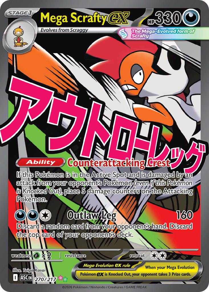 Mega Scraftyex 270/217