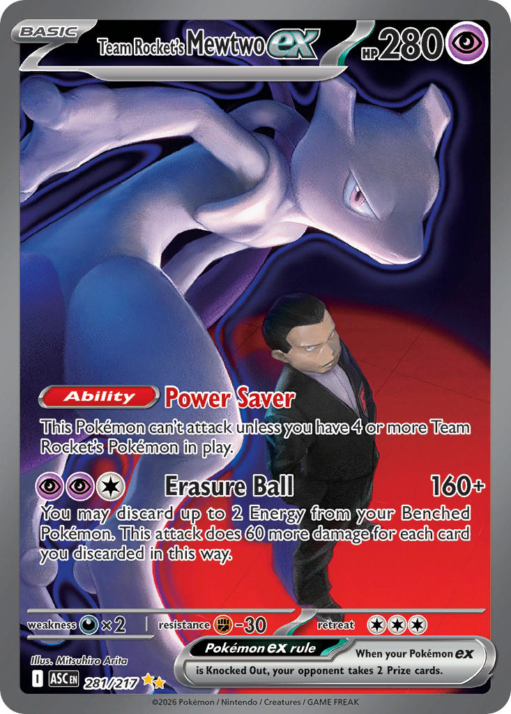 Team Rocket's Mewtwoex 281/217