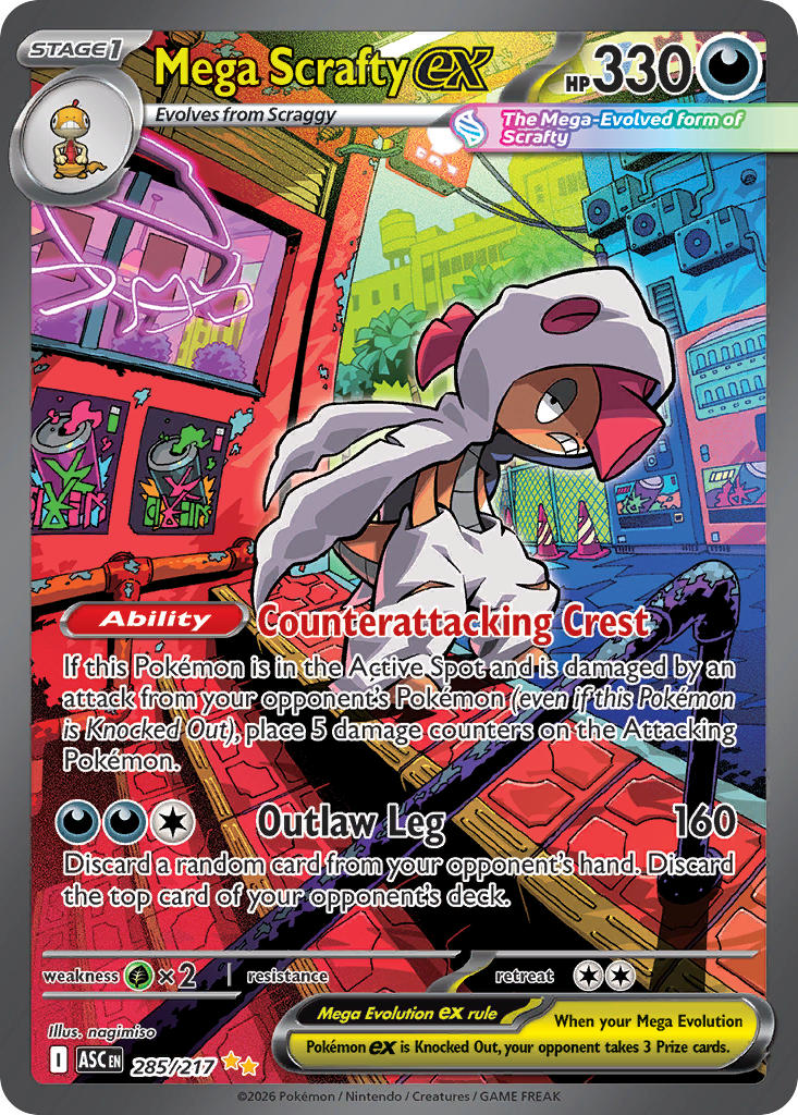 Mega Scraftyex 285/217