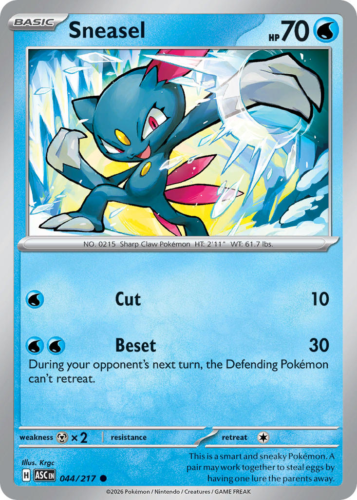 Sneasel 044/217