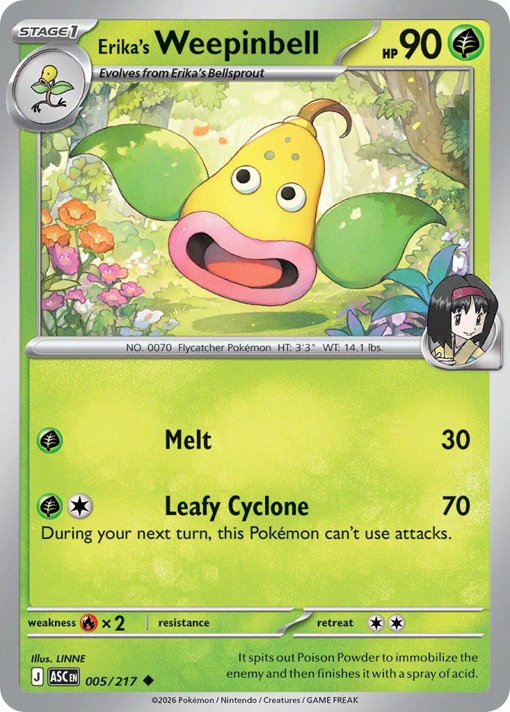 Erika's Weepinbell 005/217