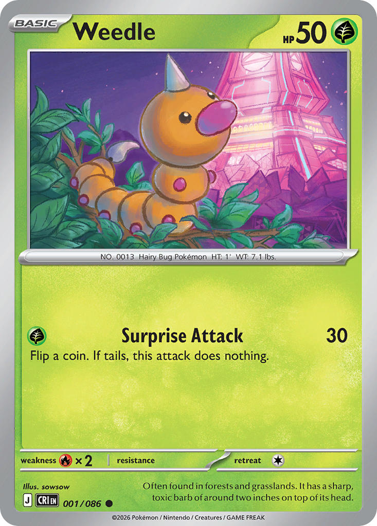 Weedle 1/86
