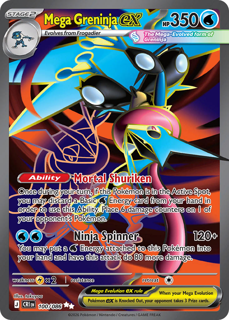 Mega Greninjaex 100/86