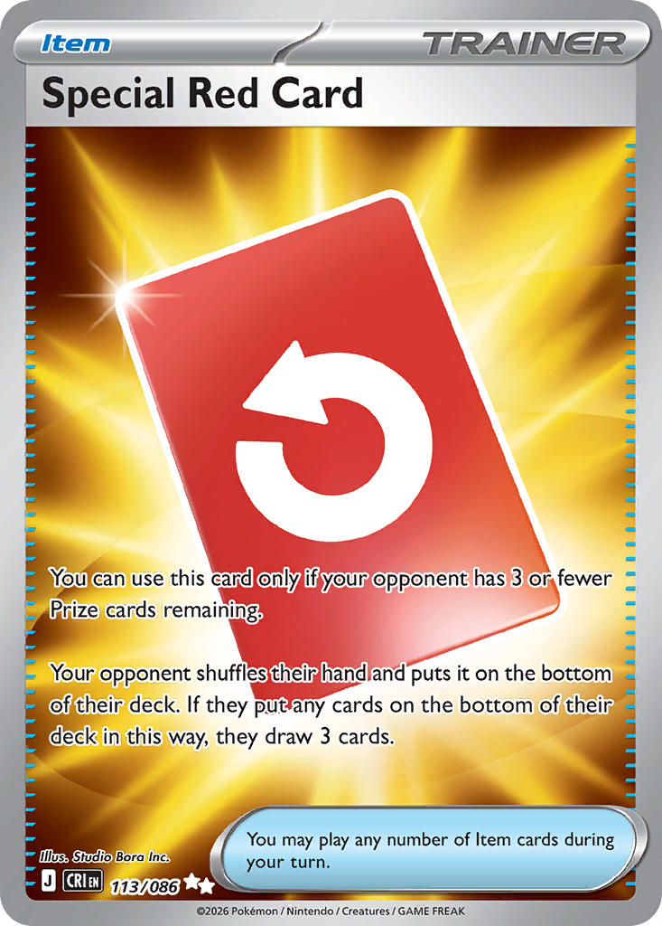 Special Red Card 113/86