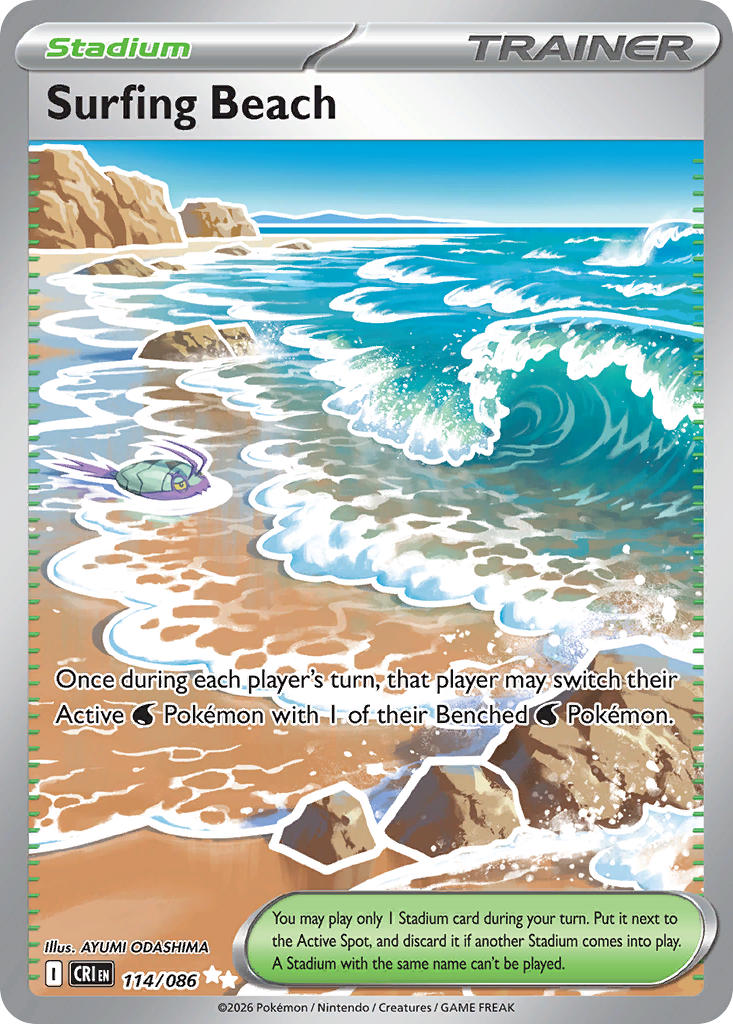 Surfing Beach 114/86