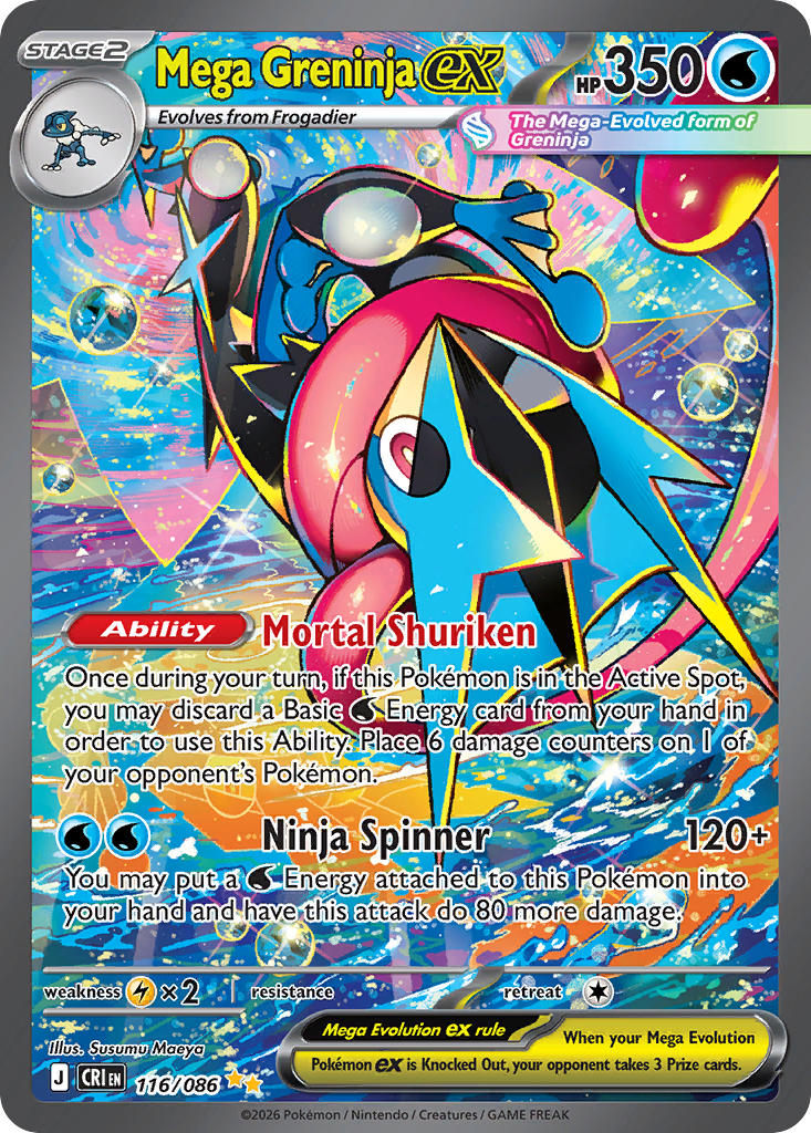 Mega Greninjaex 116/86
