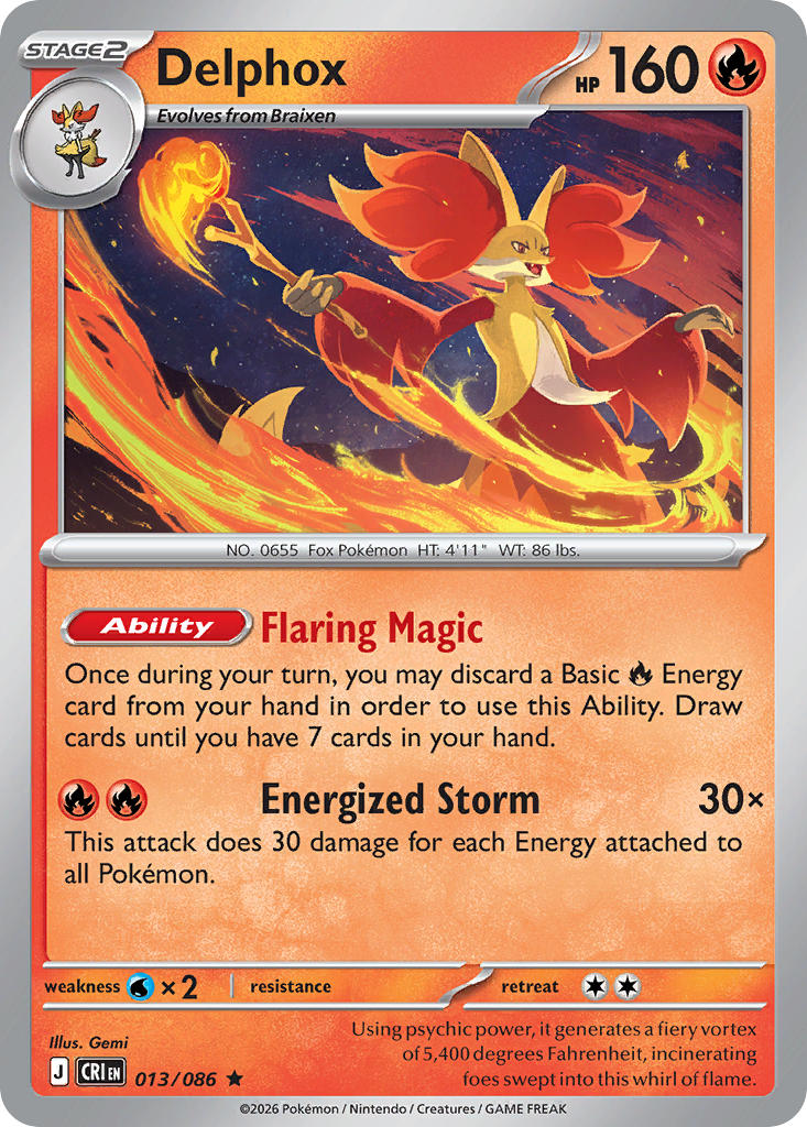 Delphox 13/86