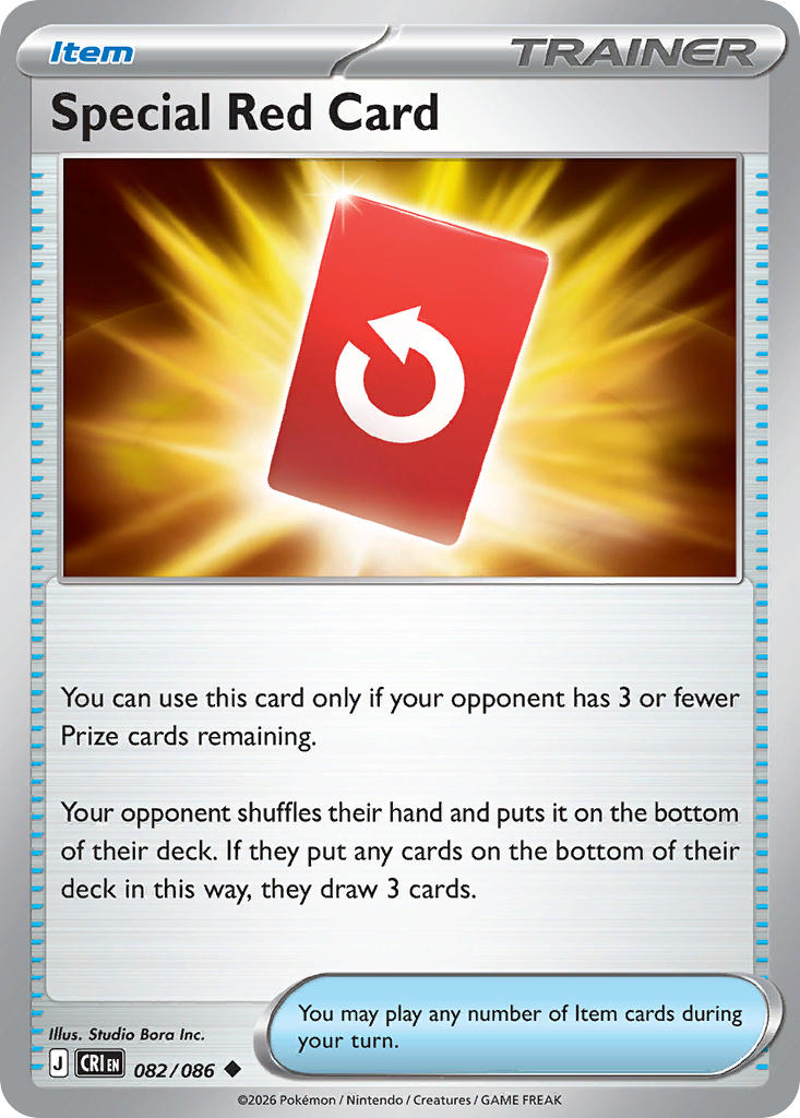 Special Red Card 82/86