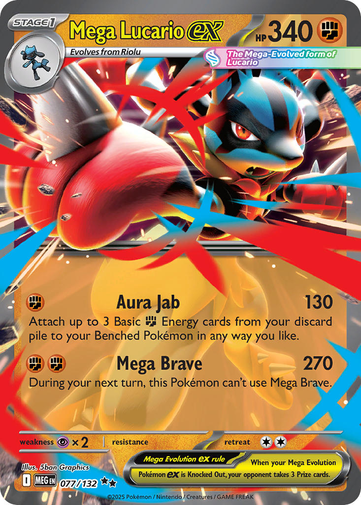 Mega Lucarioex 077/132