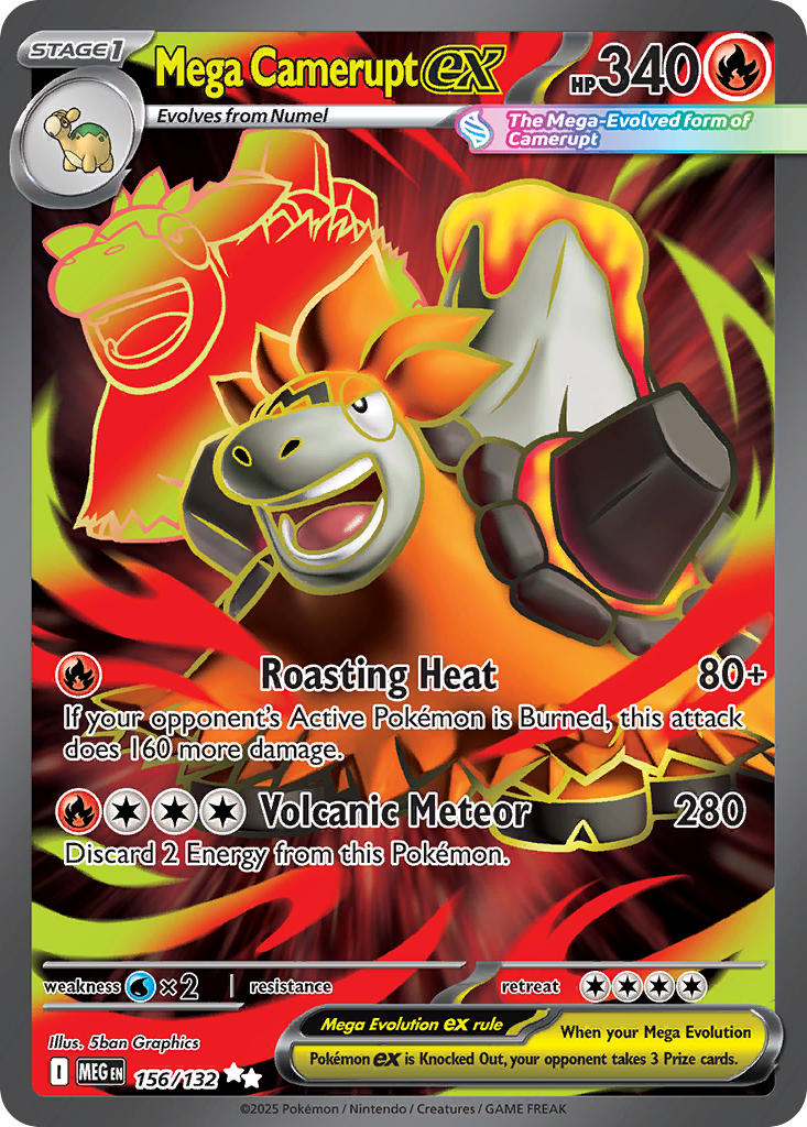 Mega Cameruptex 156/132