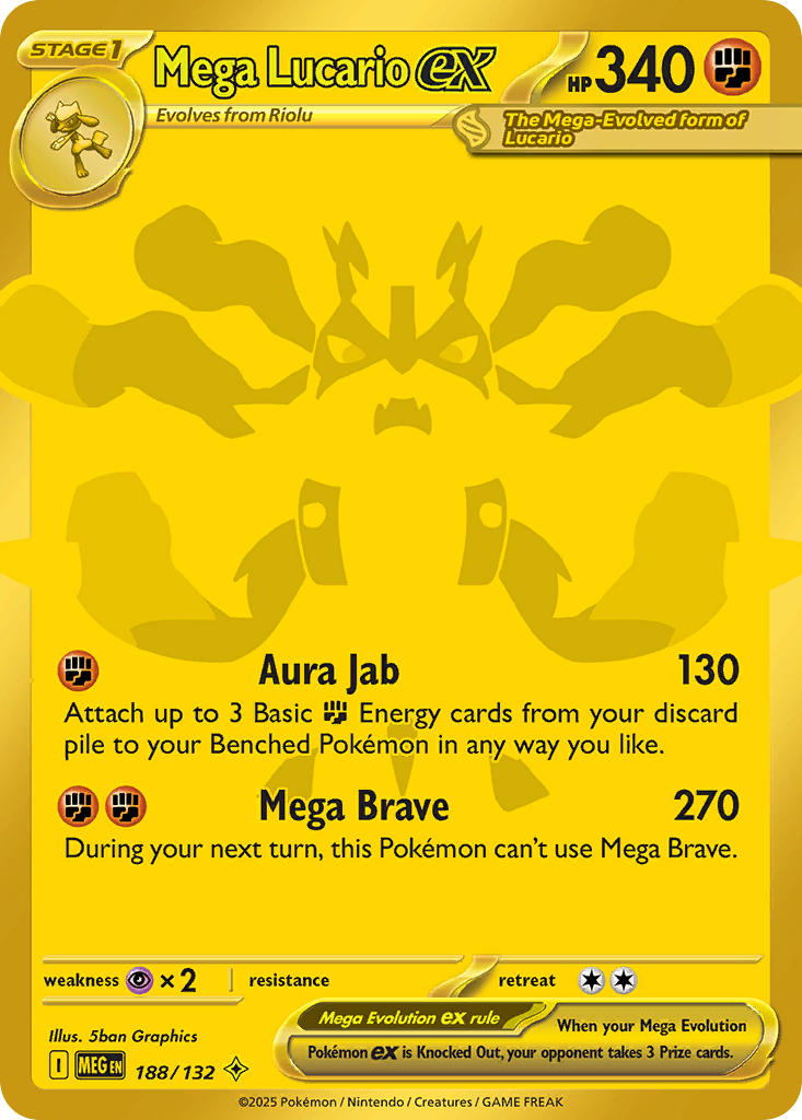 Mega Lucarioex 188/132