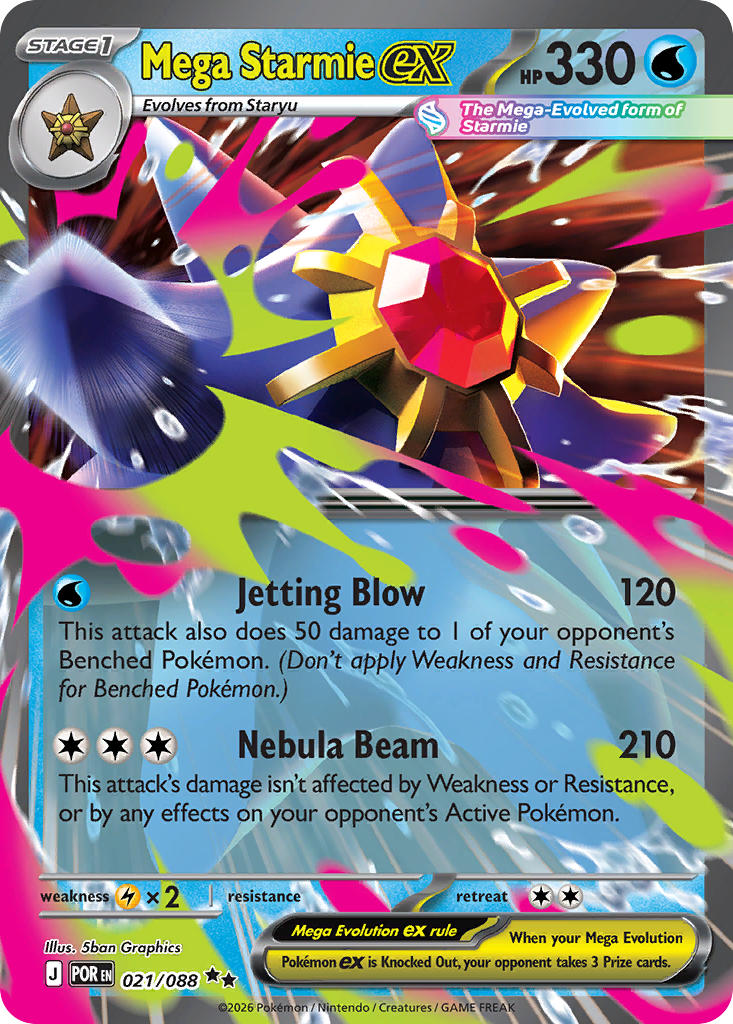Mega Starmieex 021/088