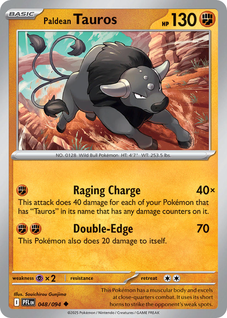 Paldean Tauros 48/94