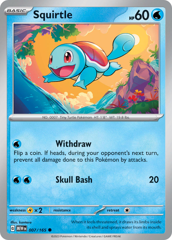 Squirtle 007/165