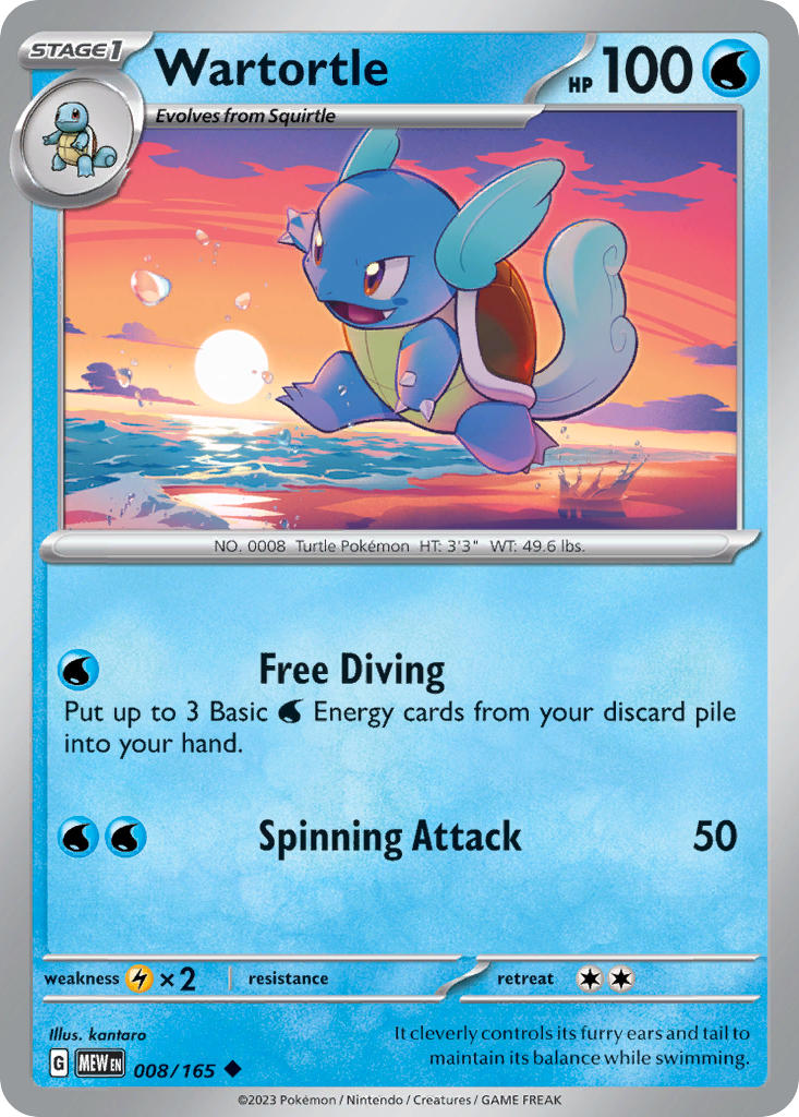 Wartortle 008/165