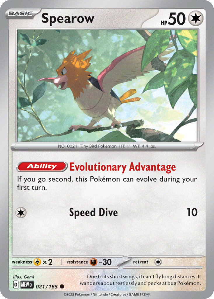 Spearow 021/165