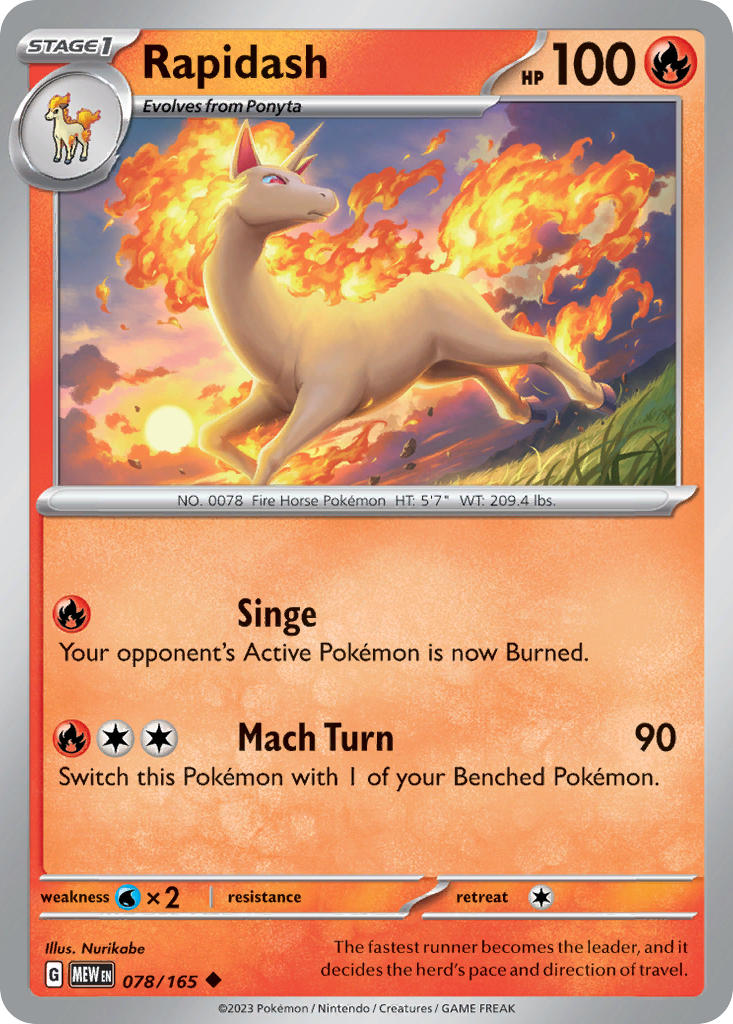 Rapidash 078/165