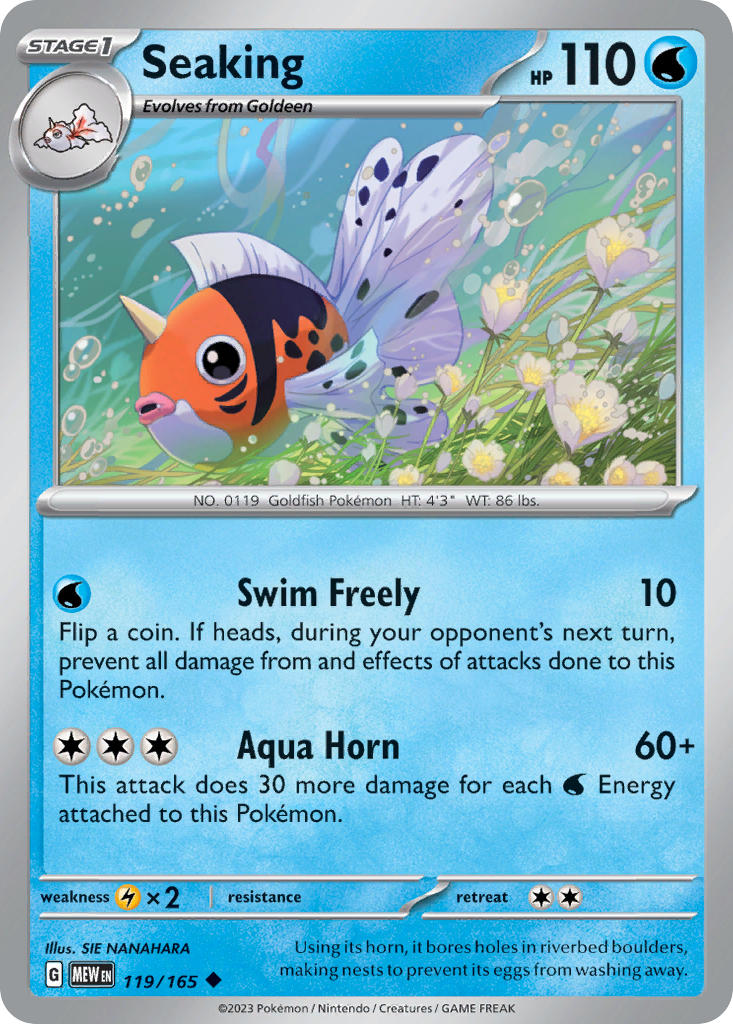 Seaking 119/165 Reverse holo