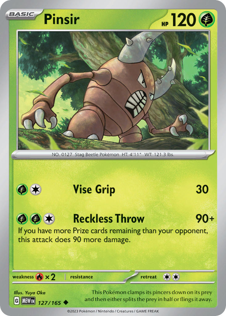 Pinsir 127/165