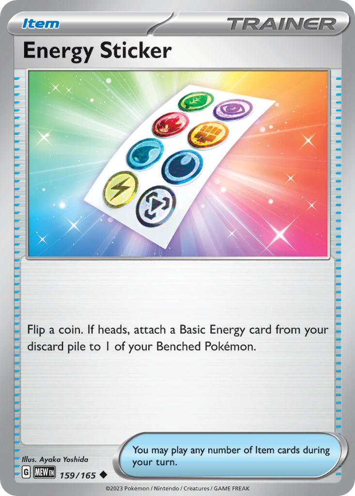Energy Sticker 159/165 Reverse holo
