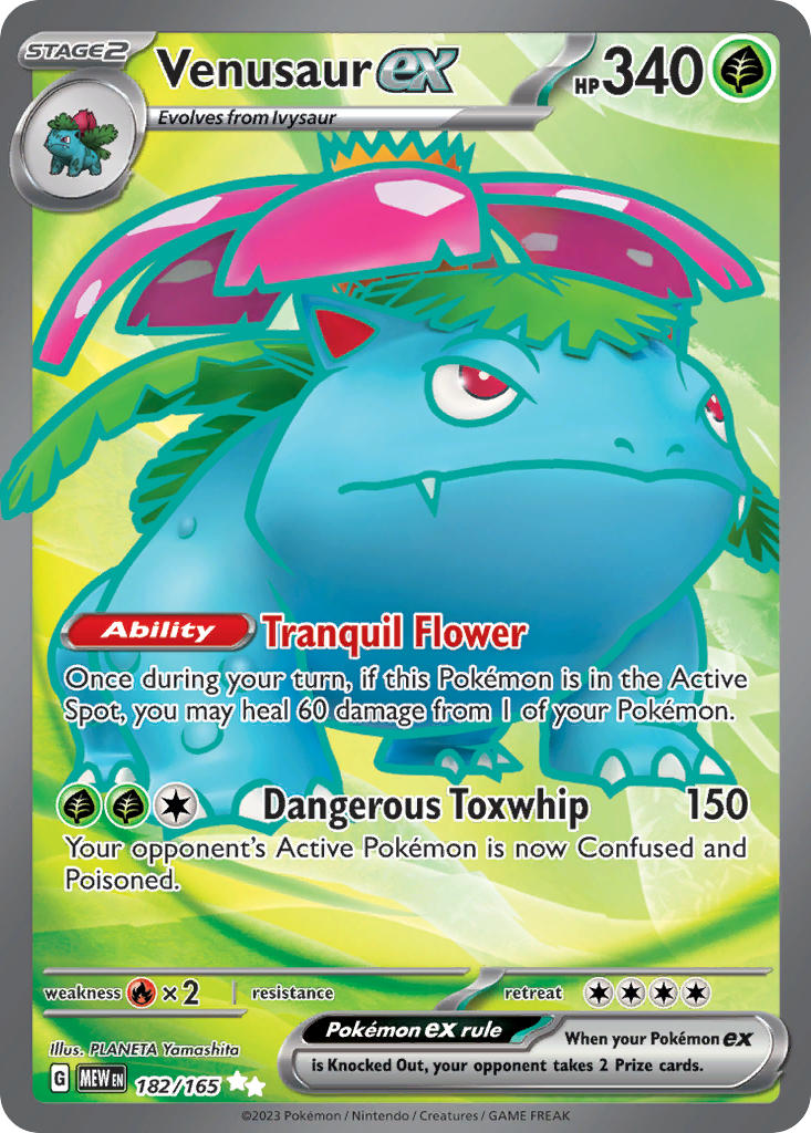 Venusaurex 182/165