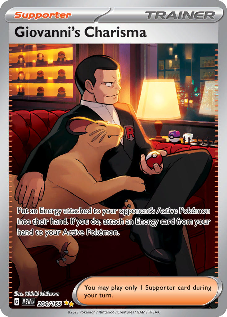 Giovanni's Charisma 204/165