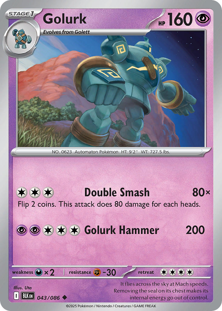 Golurk 43/086 Masterball