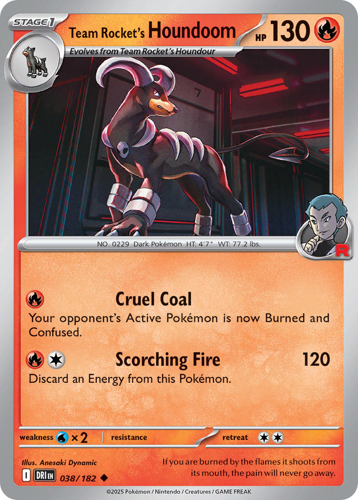 Team Rocket's Houndoom 38/182