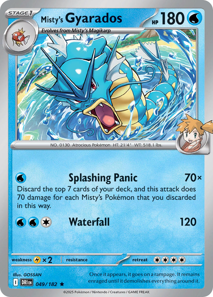 Misty's Gyarados 49/182