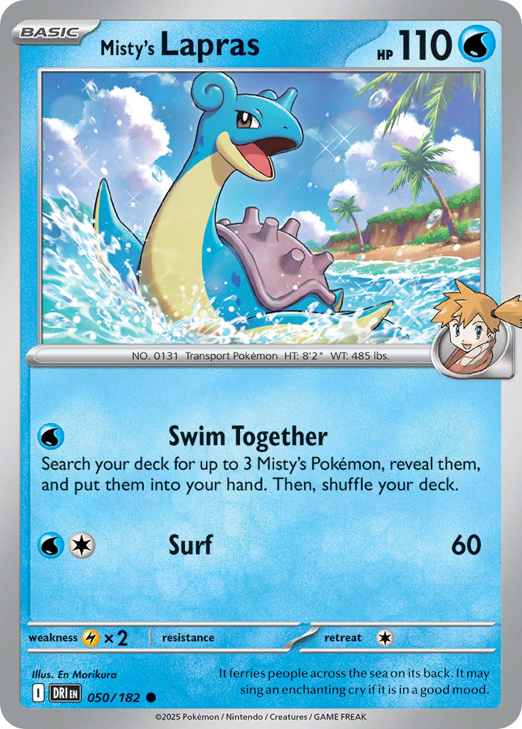 Misty's Lapras 50/182