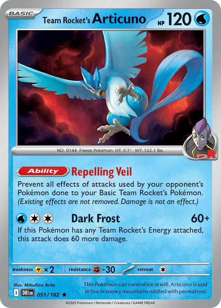 Team Rocket's Articuno 51/182