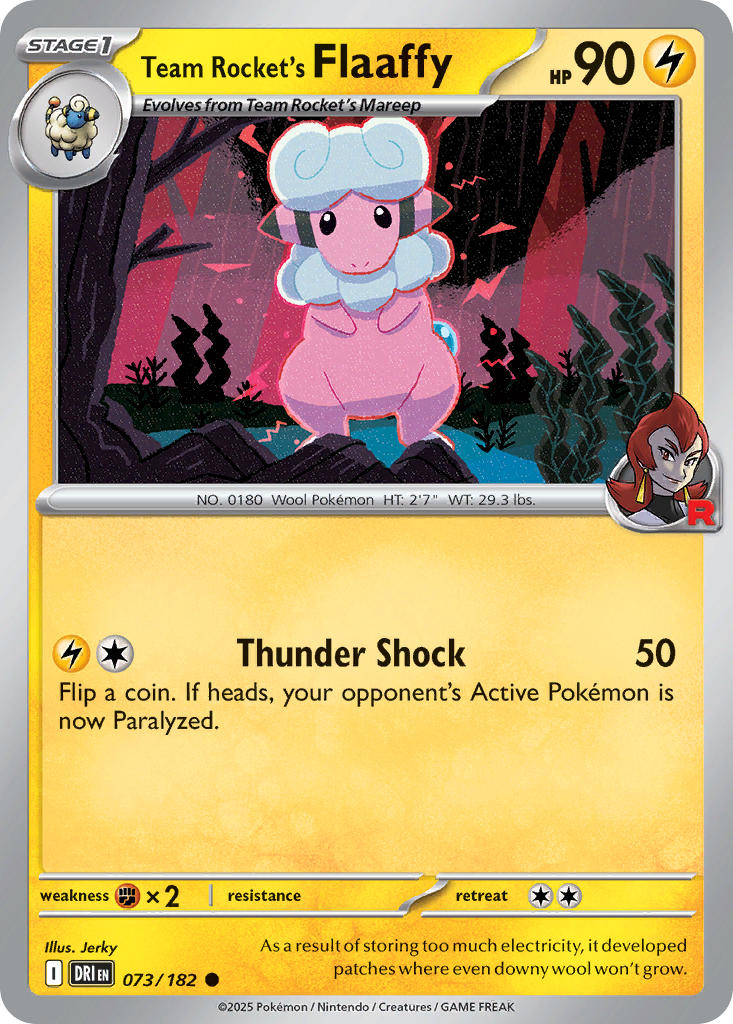 Team Rocket's Flaaffy 73/182
